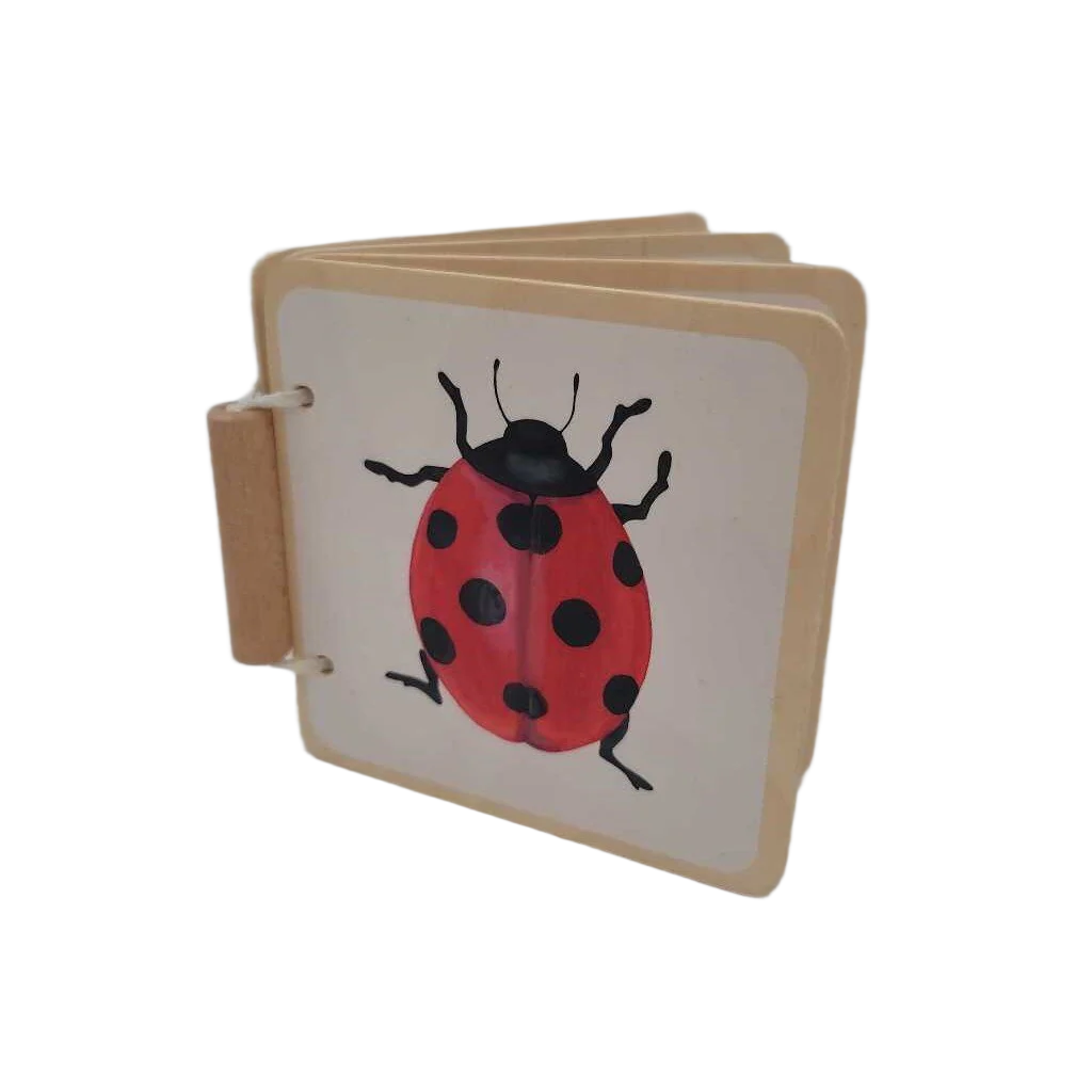 Colorful Animals Wooden Book