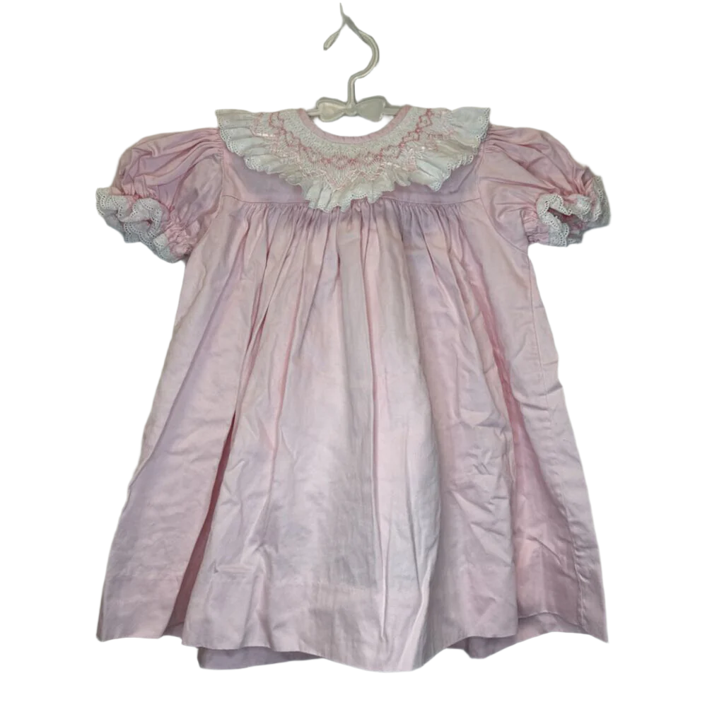 Bubble Sleeve Ruffle Collar Dress