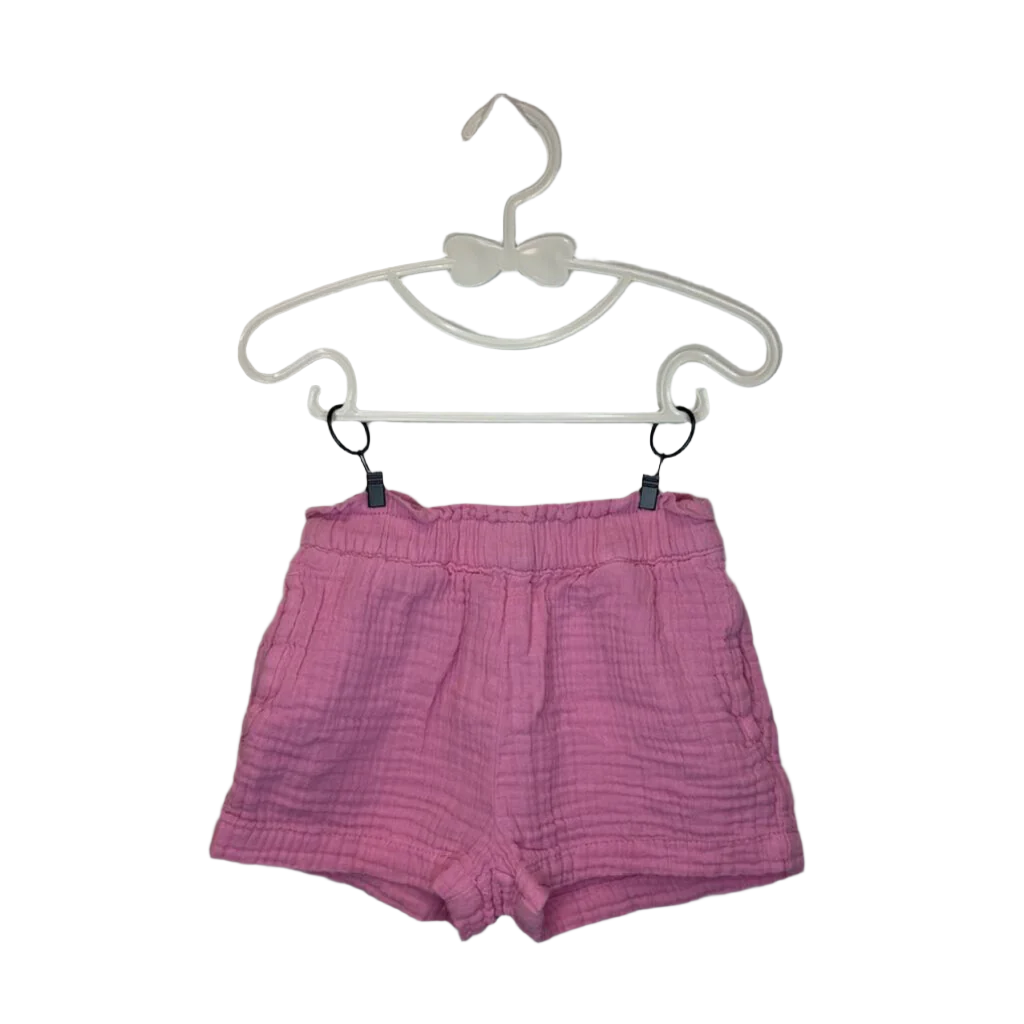 Elastic Waist Cotton Shorts