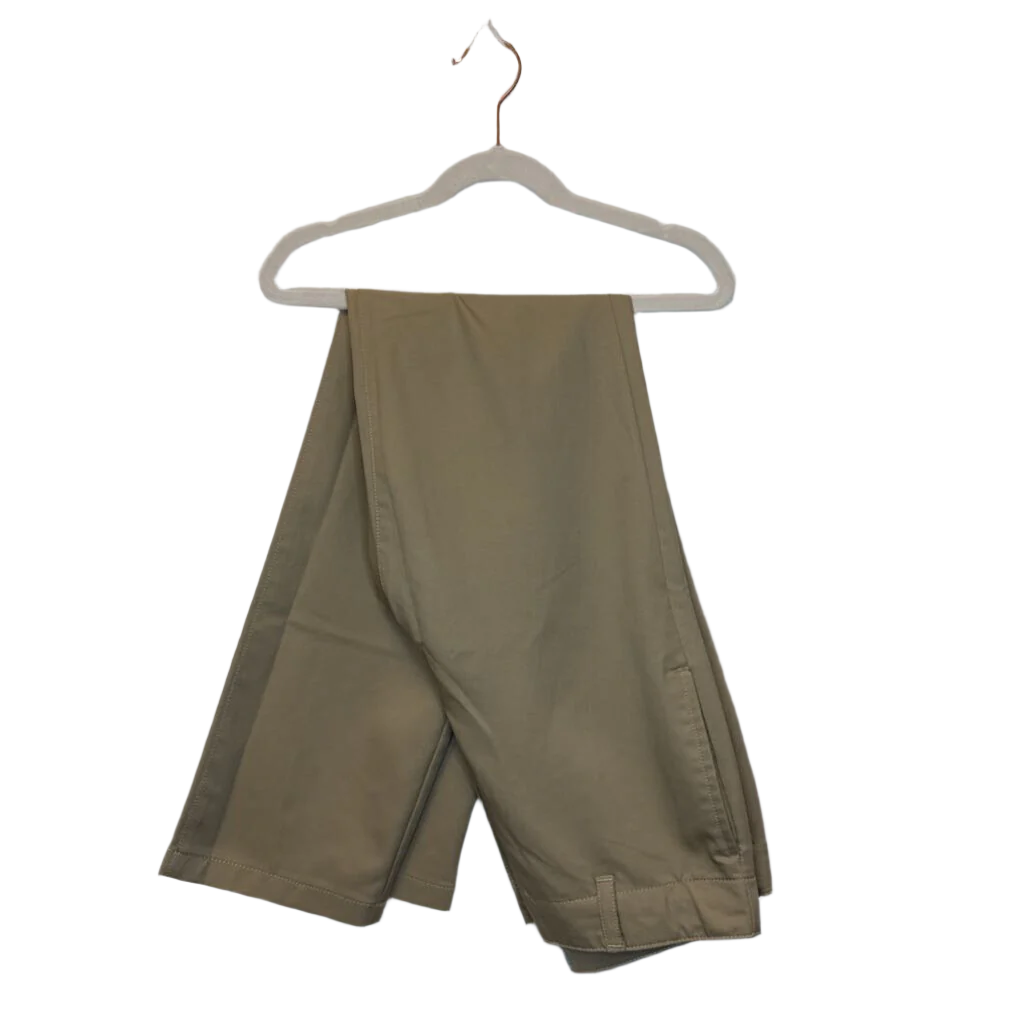 Adjustable Waist Khaki Dress Slacks