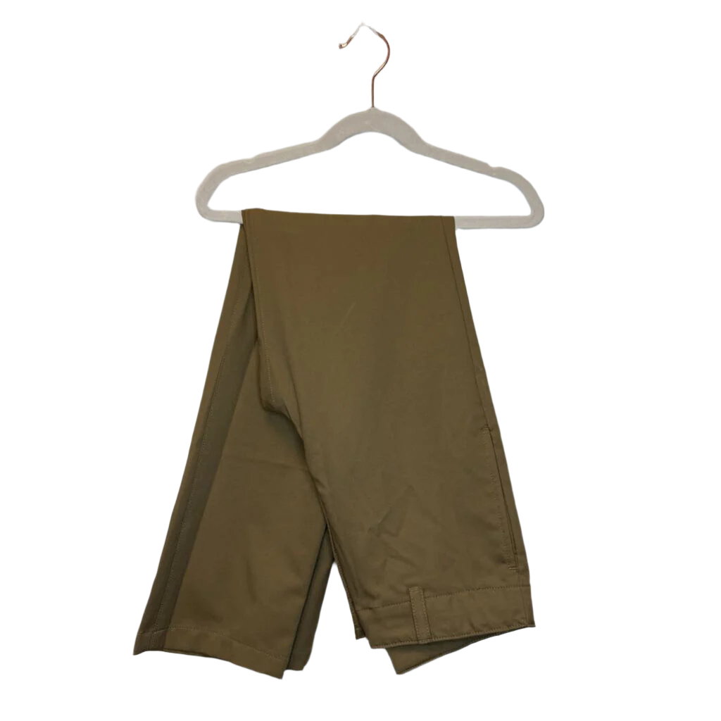 Adjustable Waist Khaki Dress Slacks
