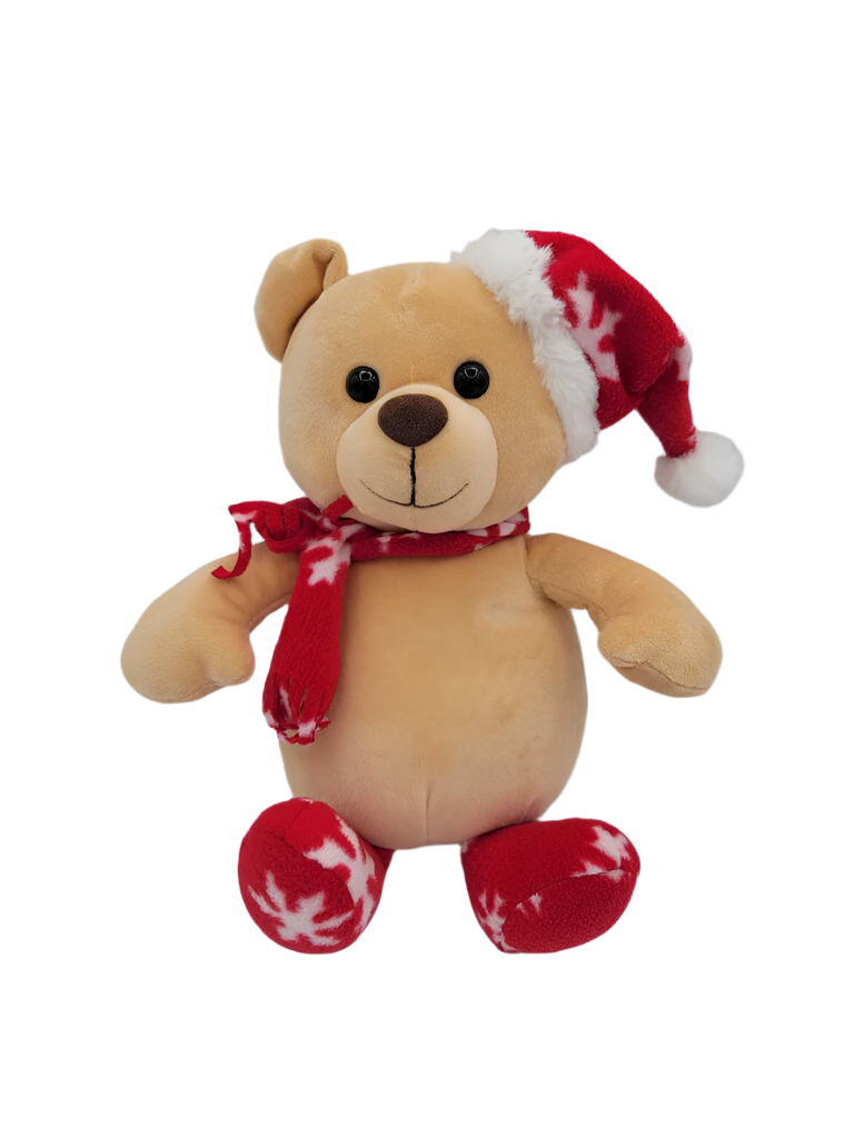 Hanging Christmas Bear Stuffie