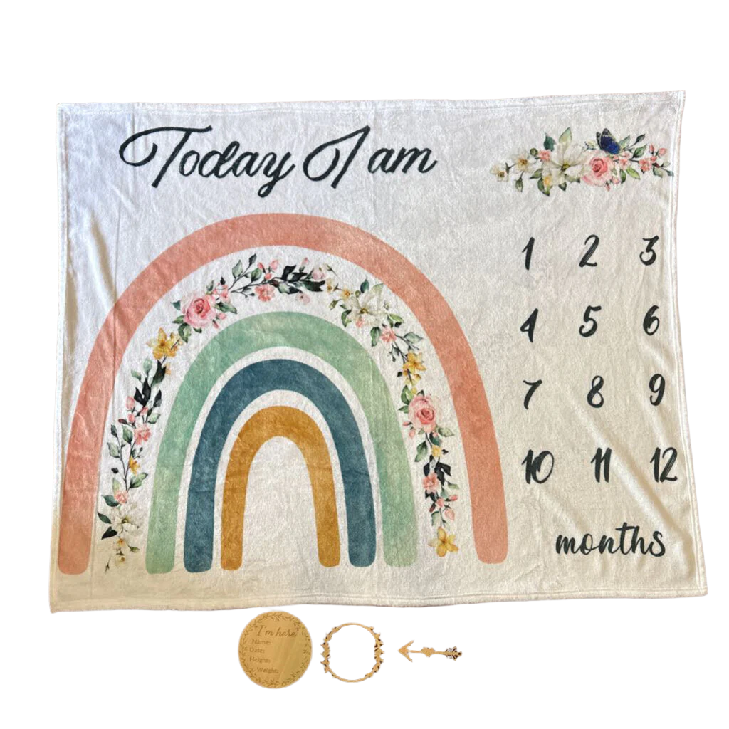 Growth Milestone Blanket + Accessories