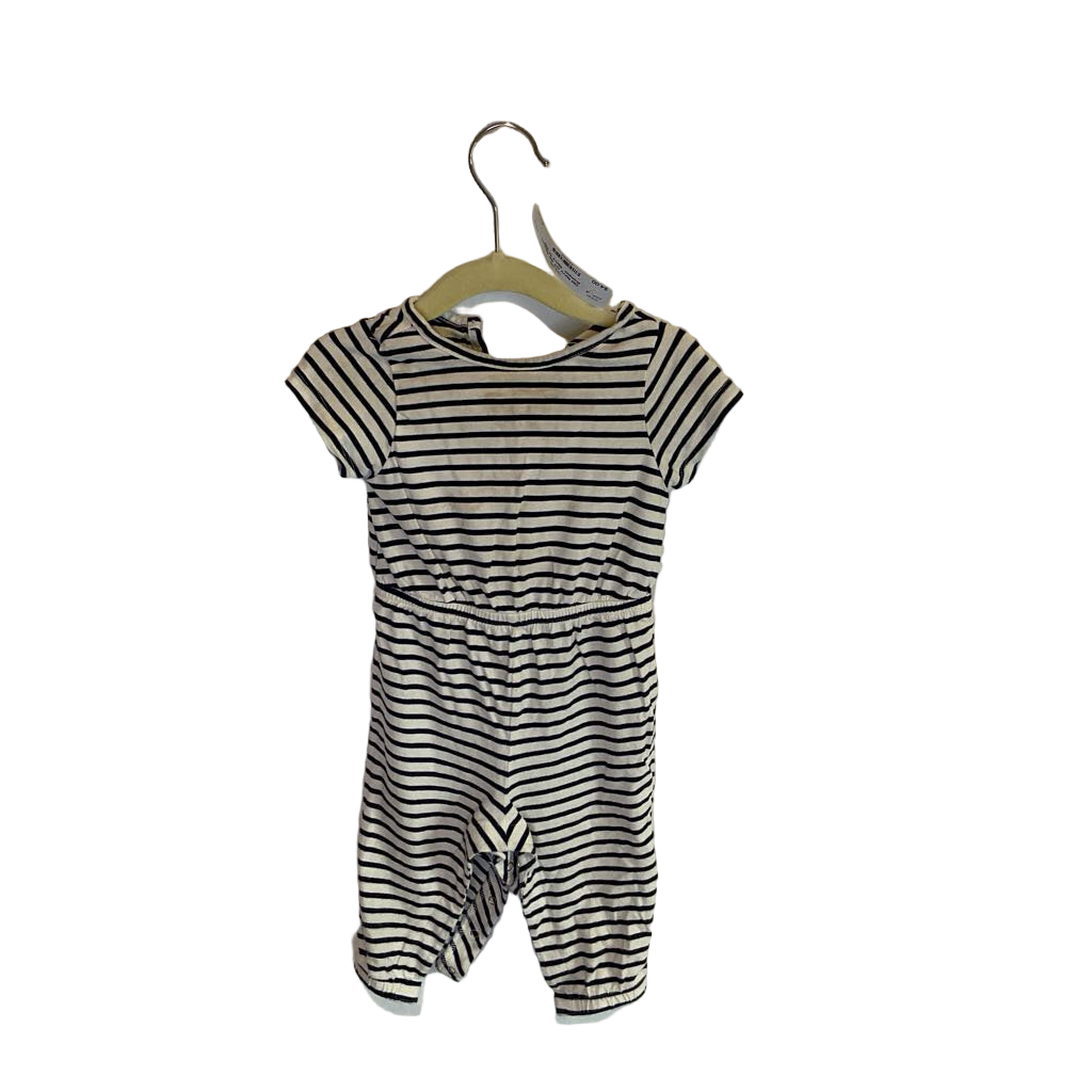 OT SS Striped Romper
