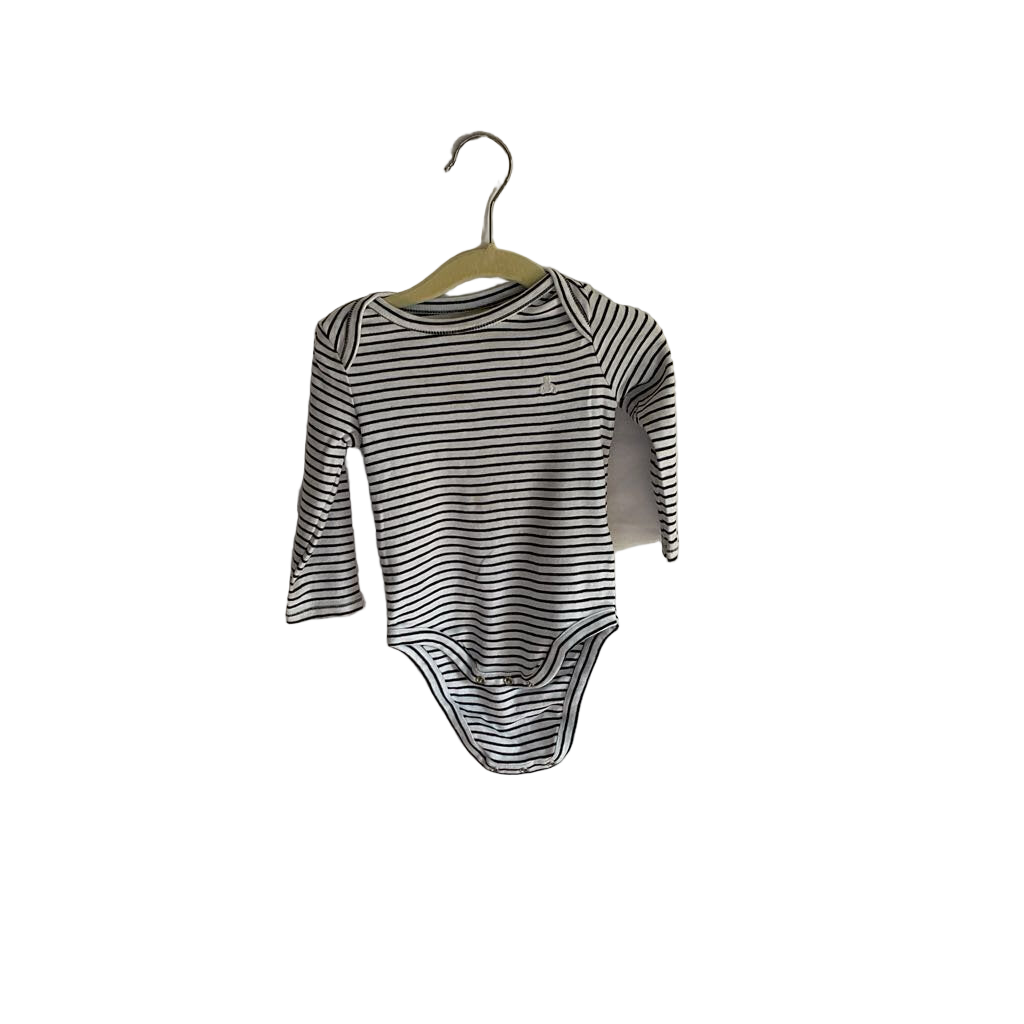 LS Striped Onesie