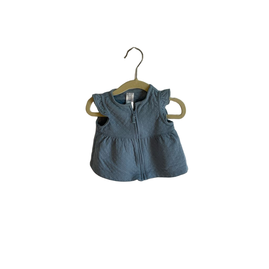 Zip Up Quilted Vest