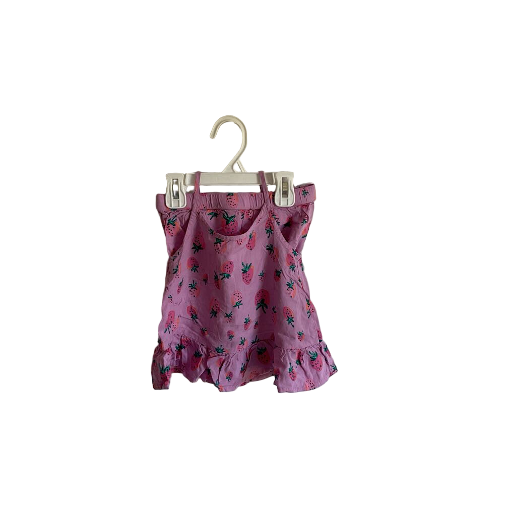 OT Top + Shorts Set / Strawberries