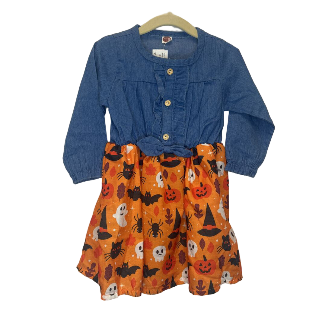 Denim Top Halloween Dress