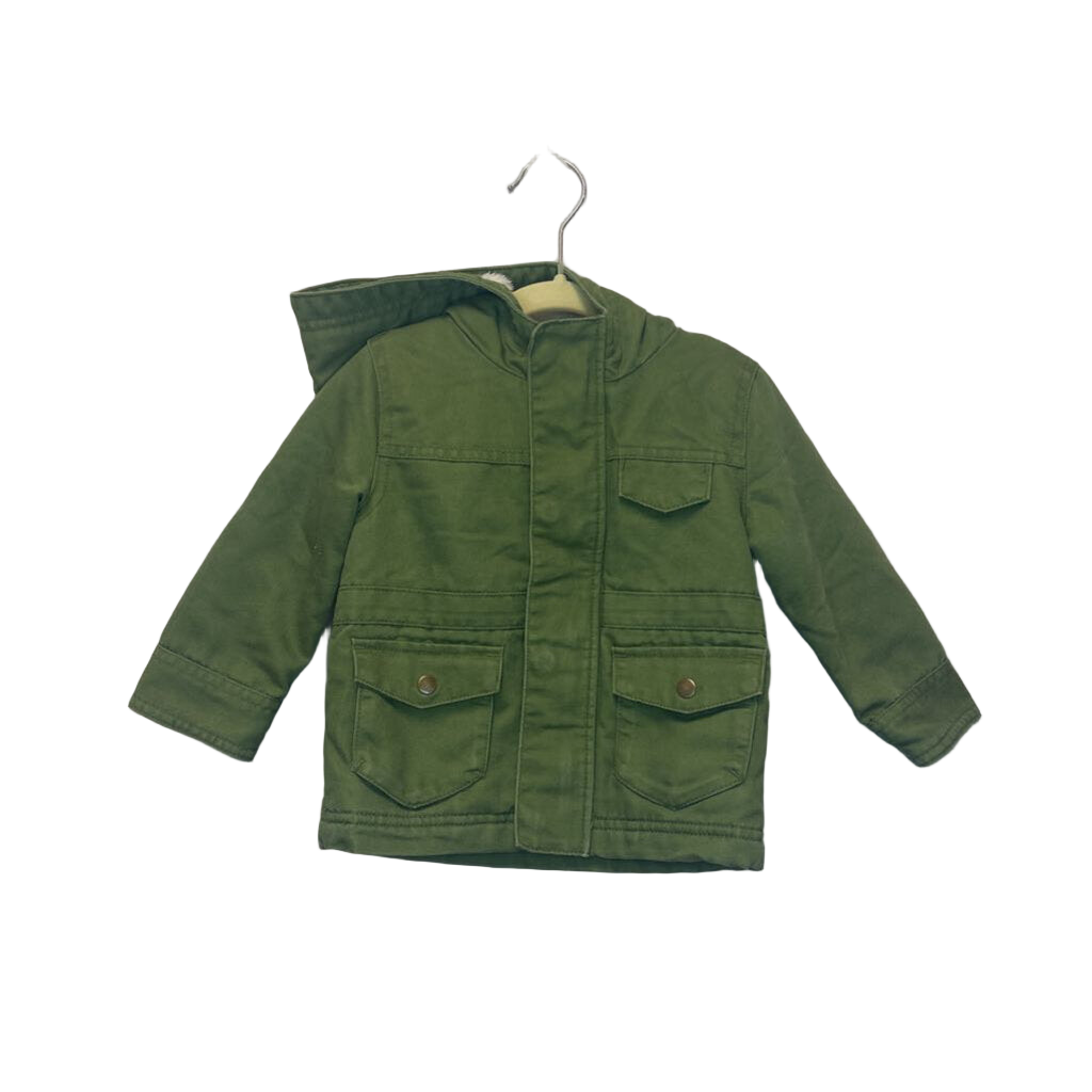Zip Up Hooded Coat