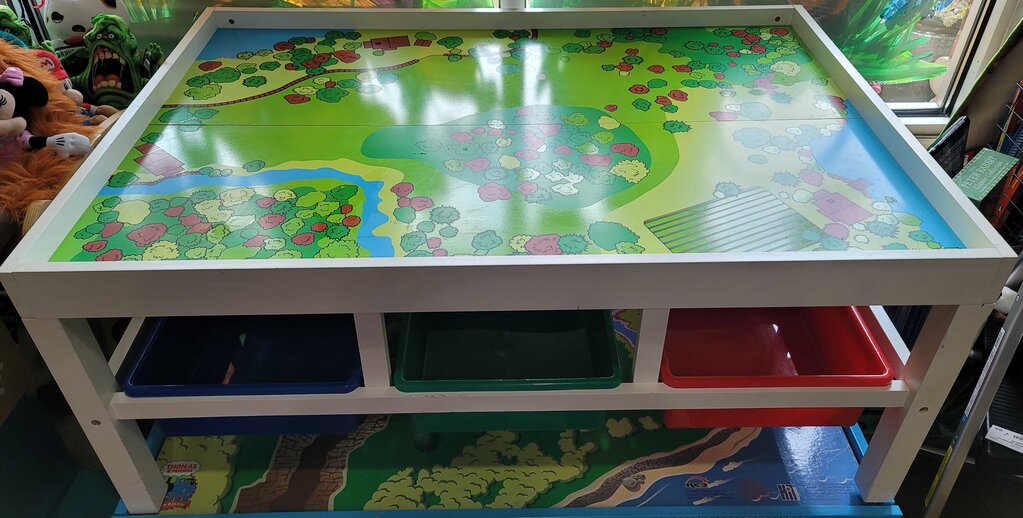 Activity Train Table with 6 bins