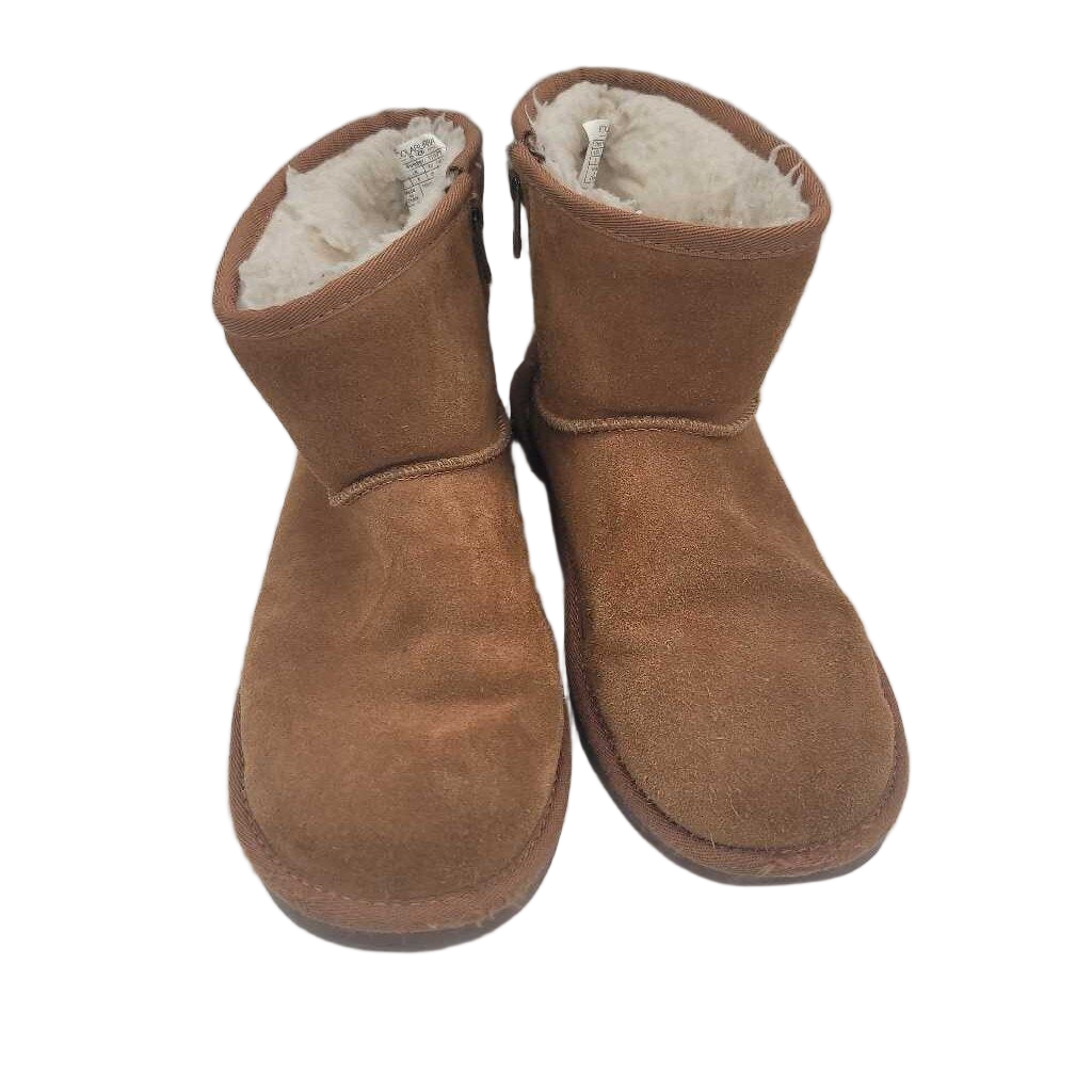 Zip Up Fur Lined Ankle Boots