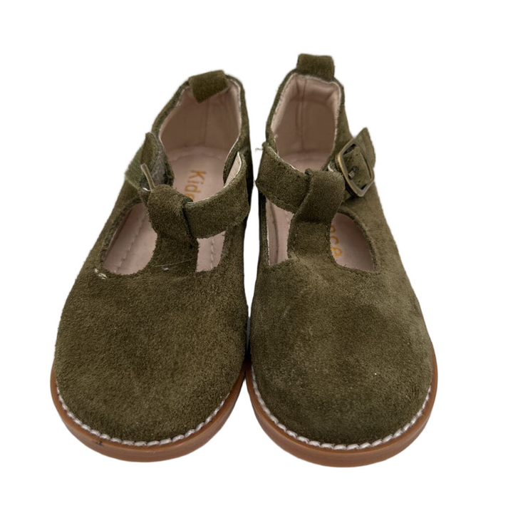 Buckle Clasp Suede Mary Janes