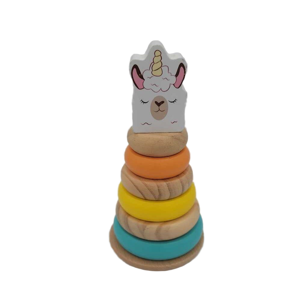Wooden Stackable Llama