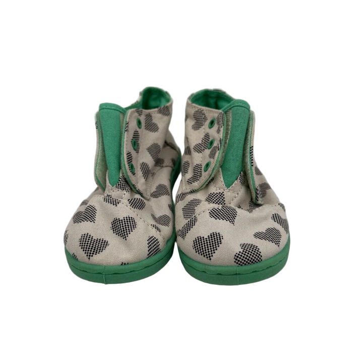 Velcro Canvas Shoes / Hearts