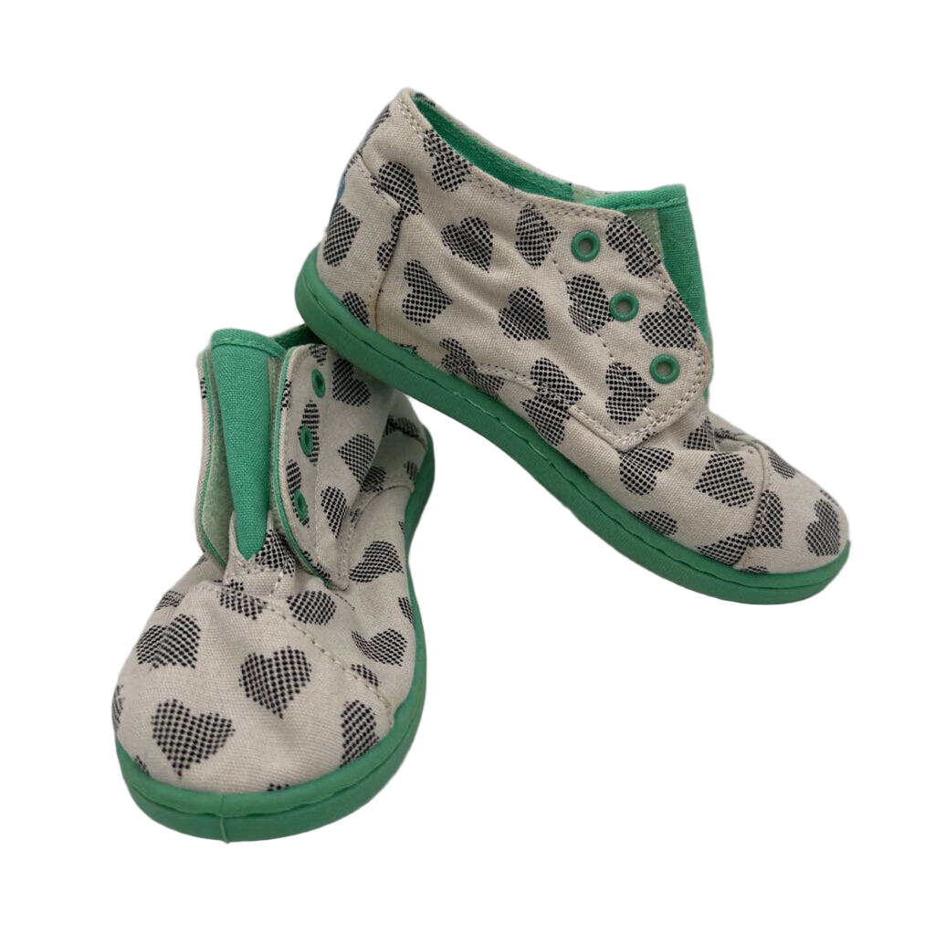 Velcro Canvas Shoes / Hearts