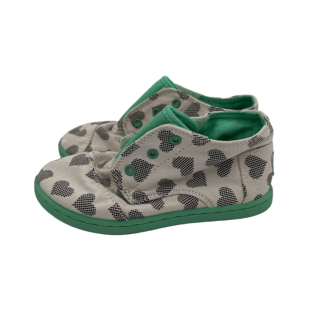 Velcro Canvas Shoes / Hearts