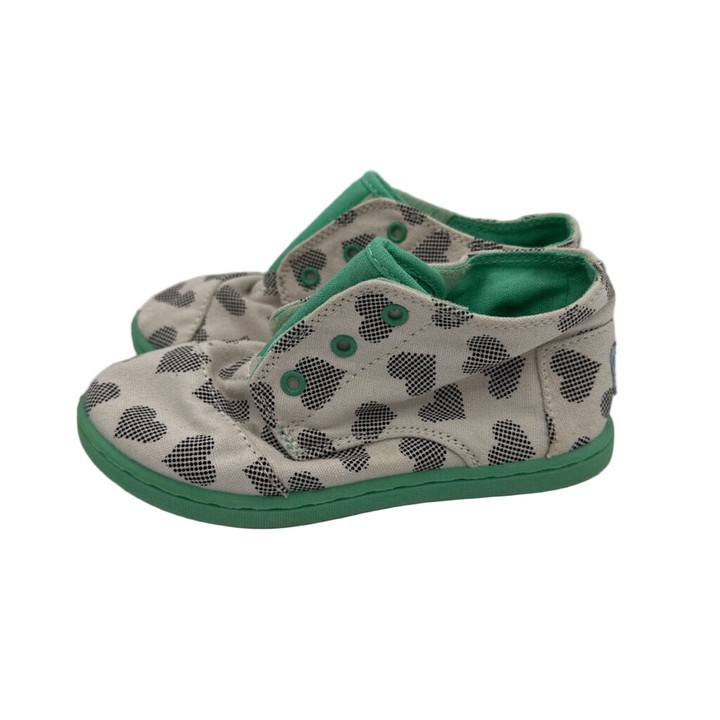 Velcro Canvas Shoes / Hearts