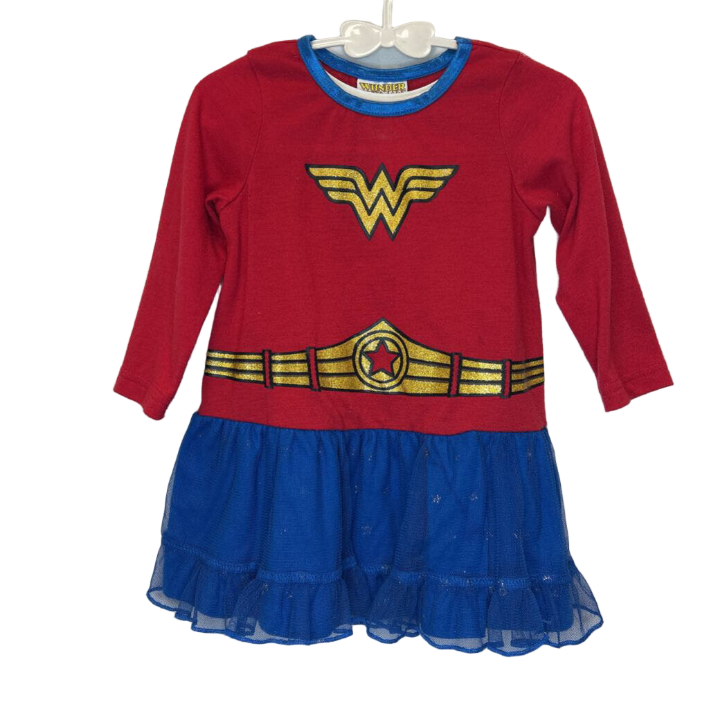 LS Wonder Woman Shirt Dress