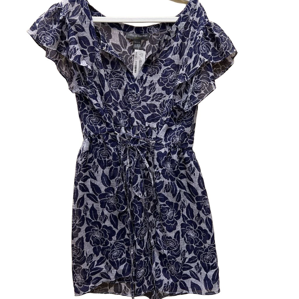 Airy Top w/Floral Pattern