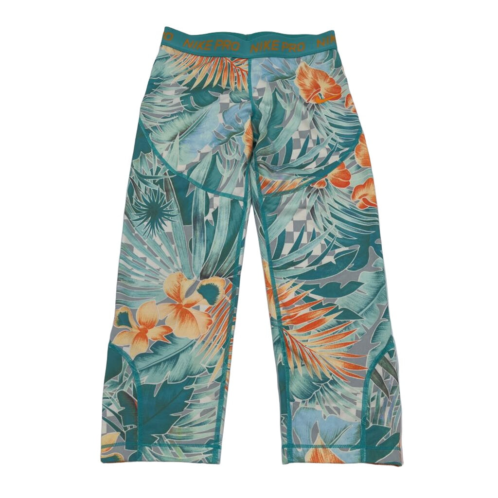 Athletic Leggings w/Tropical Print