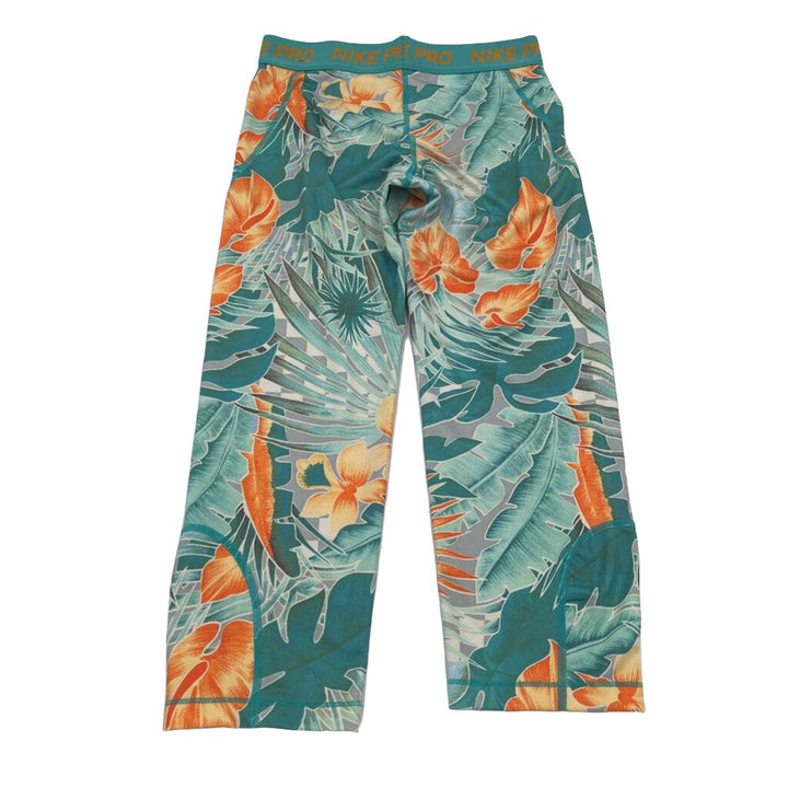 Athletic Leggings w/Tropical Print