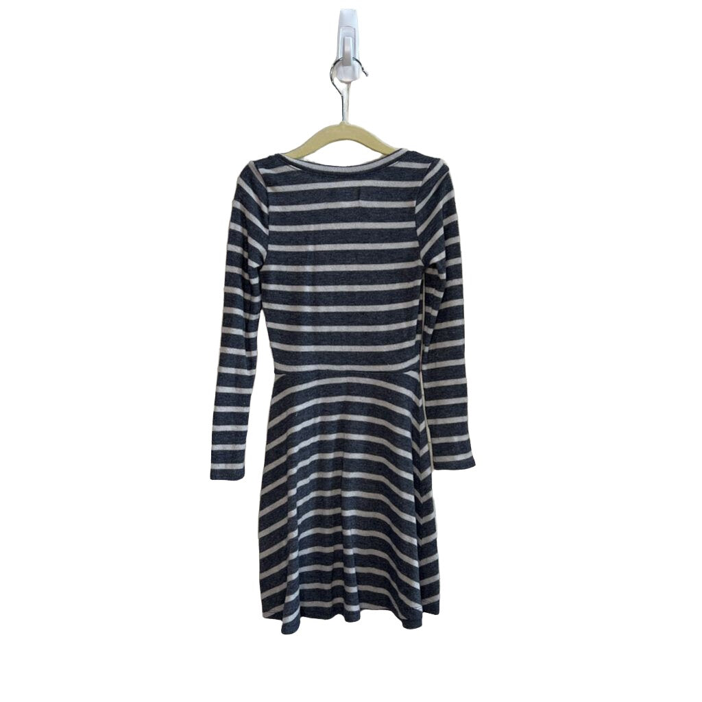 LS Cotton Dress / Striped