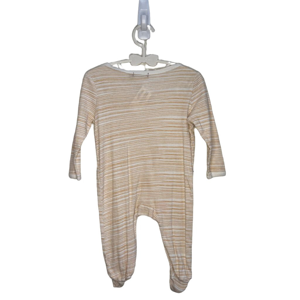LS Footed Onesie / Striped