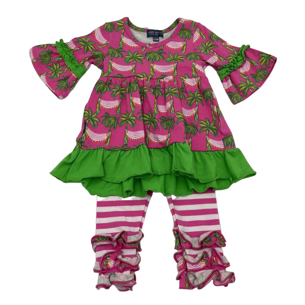 2 PC Top/Bloomers w/Ruffles