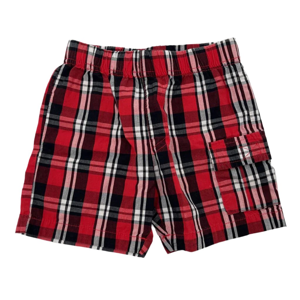 Elastic Waist Shorts / Checkered