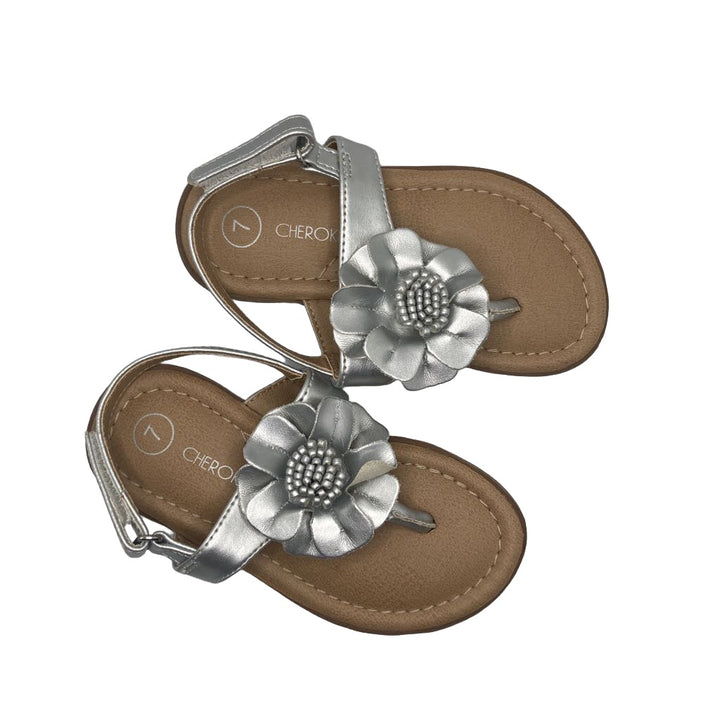 Flip-Flop Sandal with Flower