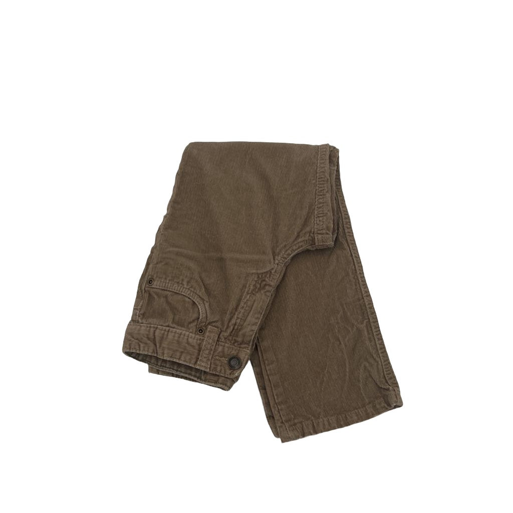 Adjustable Waist Corduroy Pants