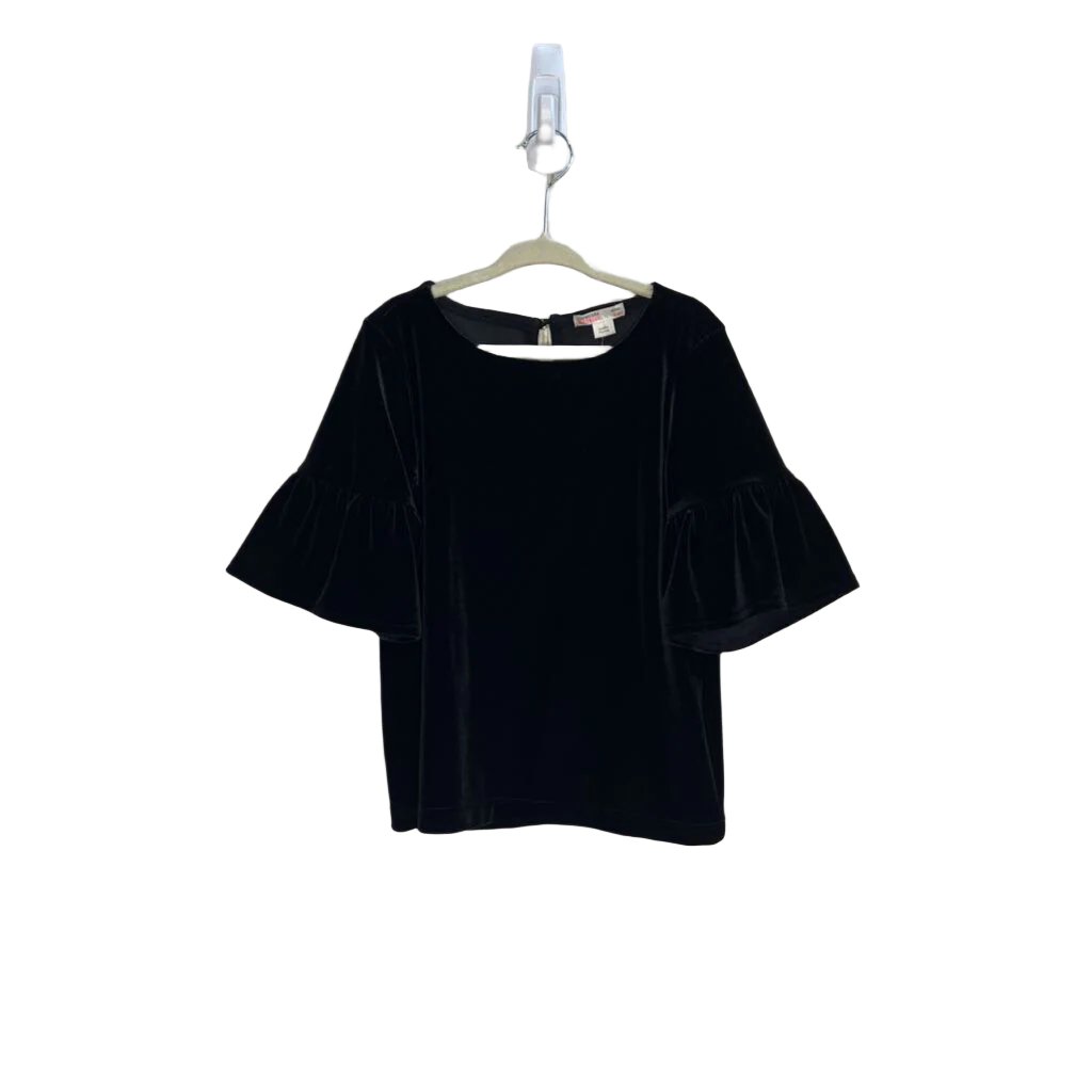 Qrt Sleeve Velvet Shirt