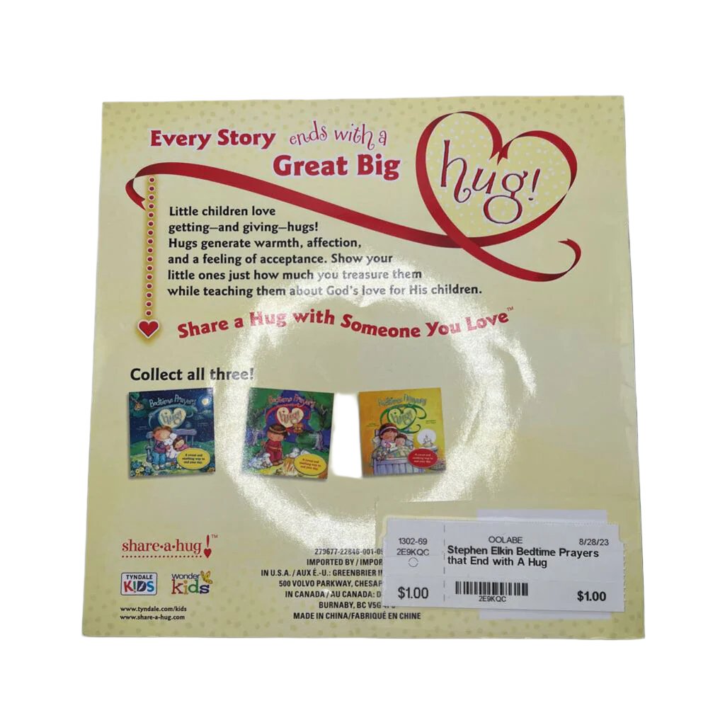 Bedtime Prayers that End with A Hug