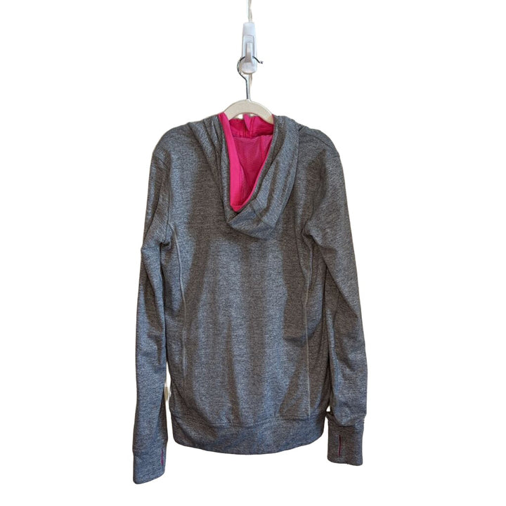 Hooded Athletic Zip Up Jacket