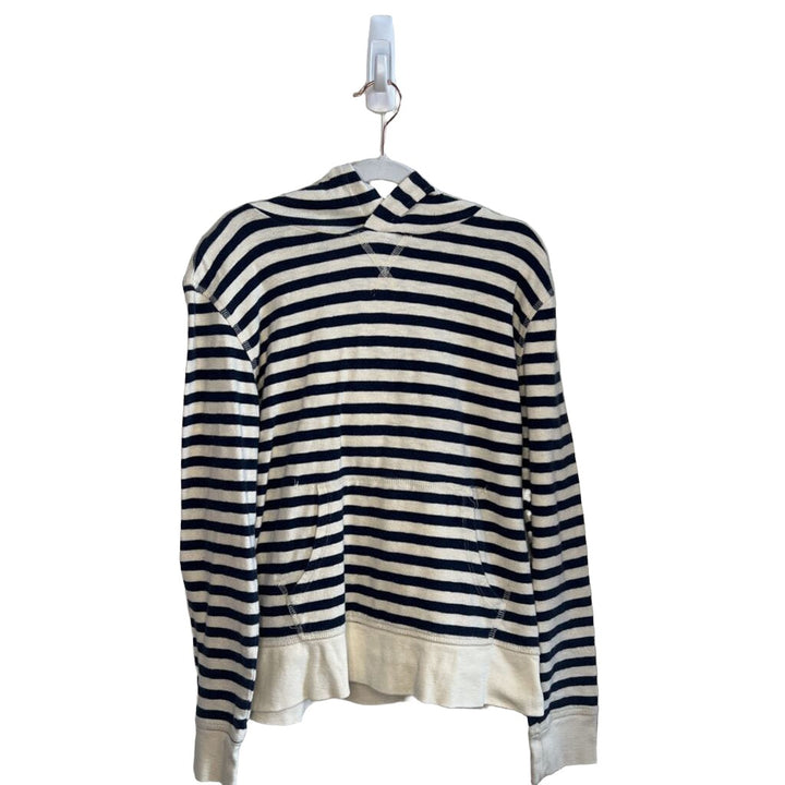 LS Hooded Striped Shirt