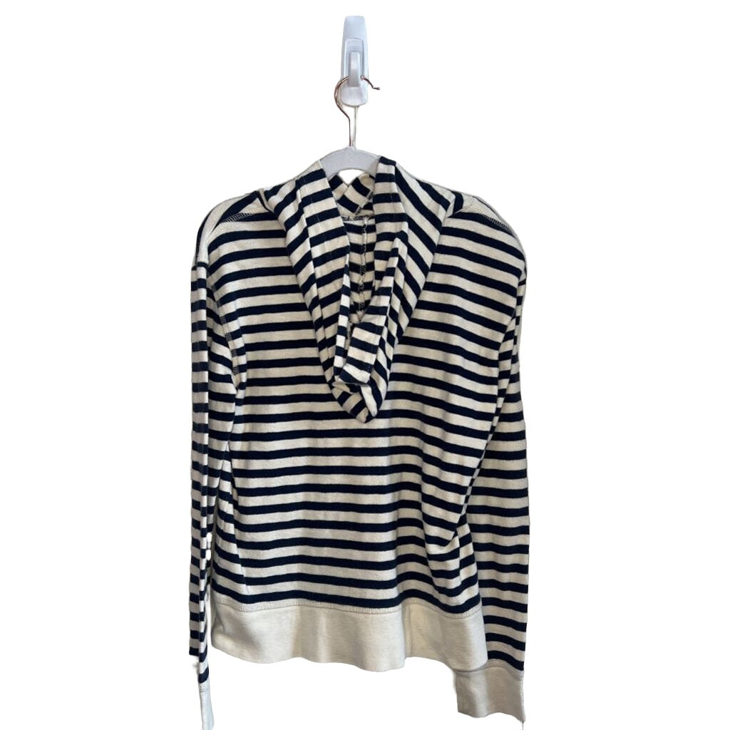 LS Hooded Striped Shirt