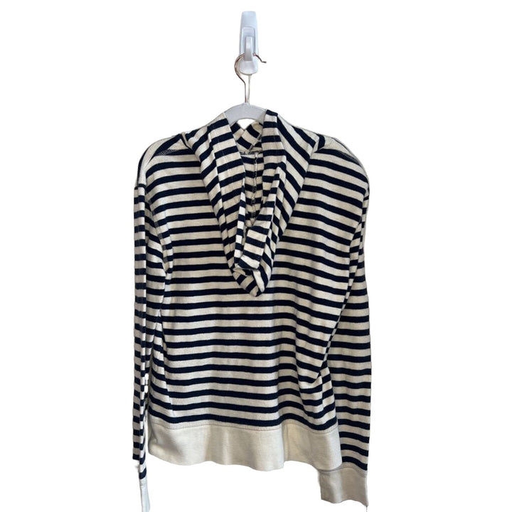 LS Hooded Striped Shirt