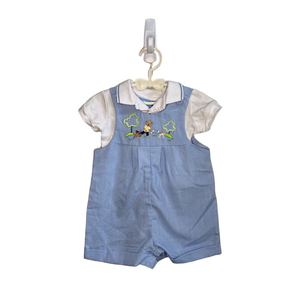 Blue Bear Romper