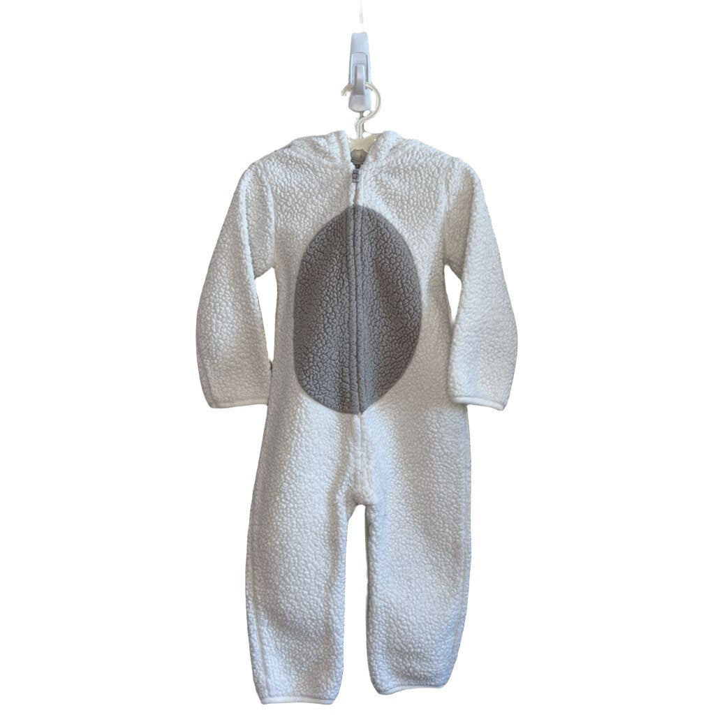 Hooded Fleece Footed Onesie