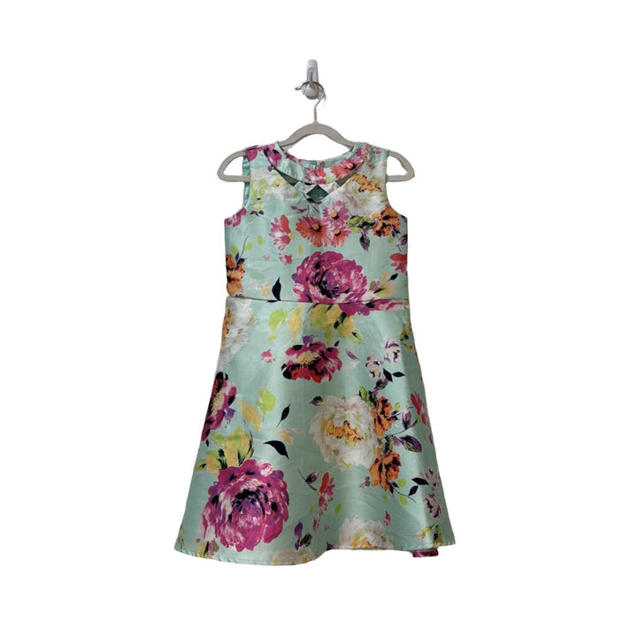 Sleeveless Dress w/Flowers