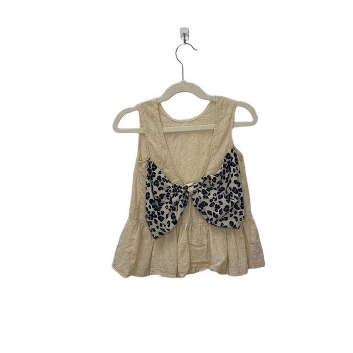 Dress - Leopard Print Bow