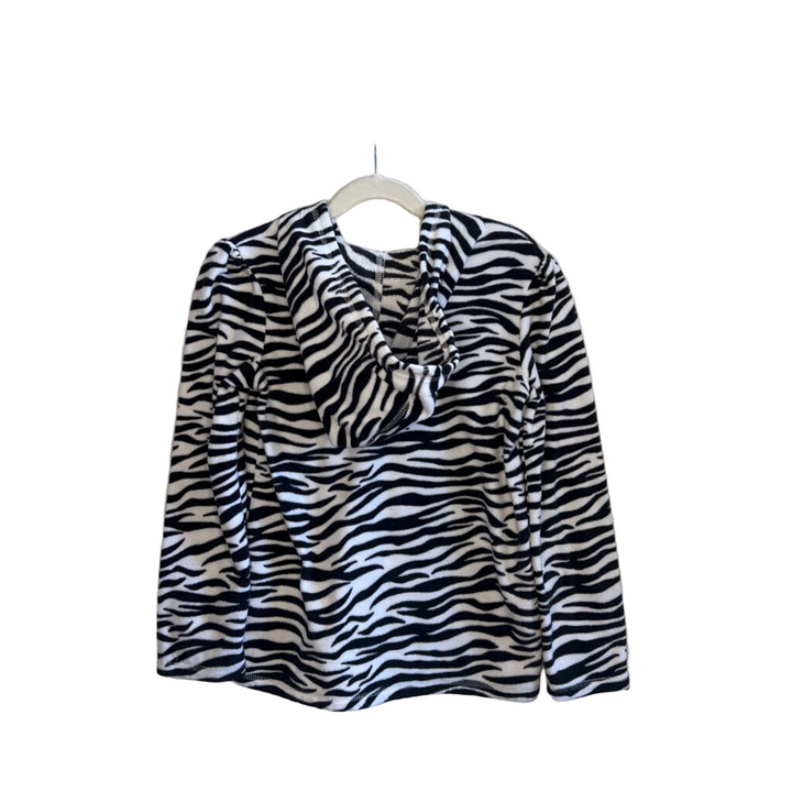 LS Pullover Hoodie - Zebra Design