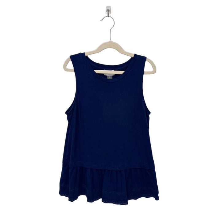 Sleeveless Top w/Ruffle