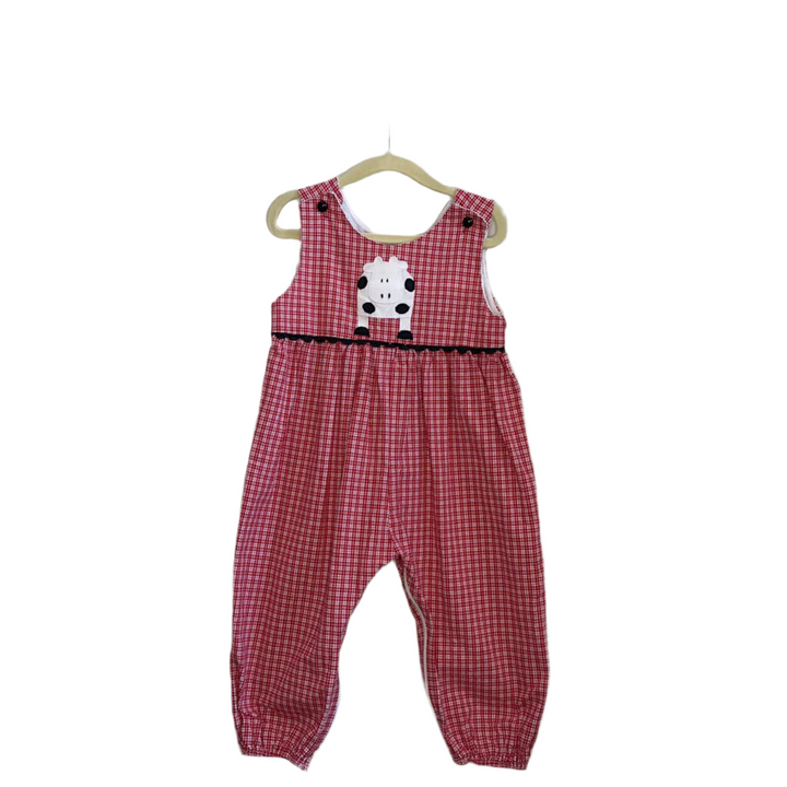 Plaid Sleeveless Romper