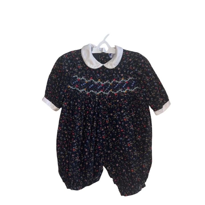 Corduroy Romper - Floral
