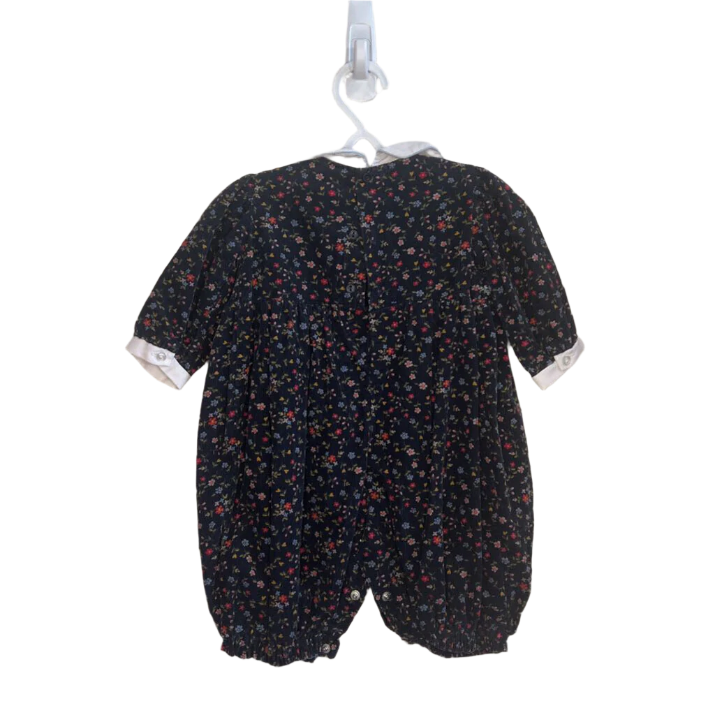 Corduroy Romper - Floral