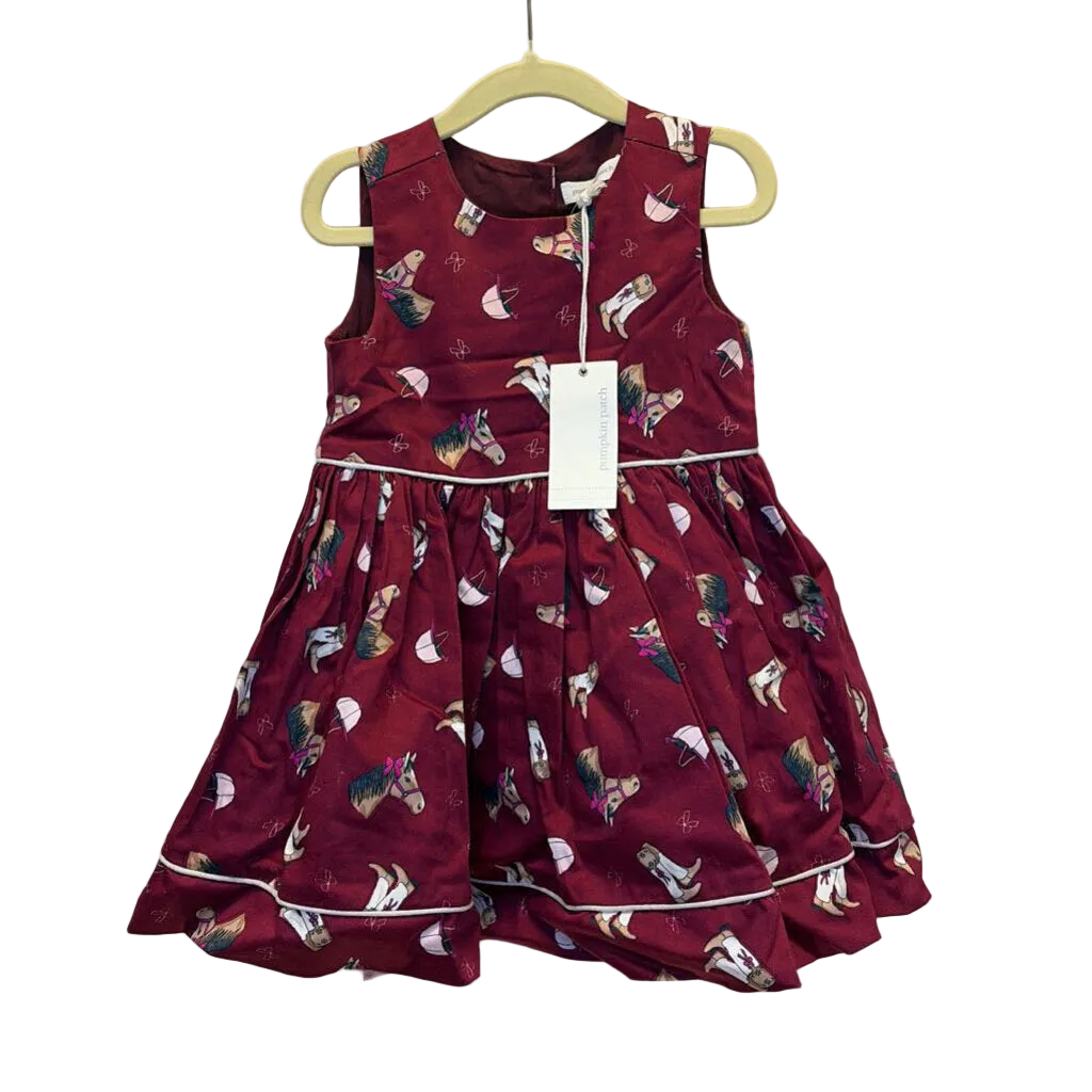 Dress w/Equestrian Design