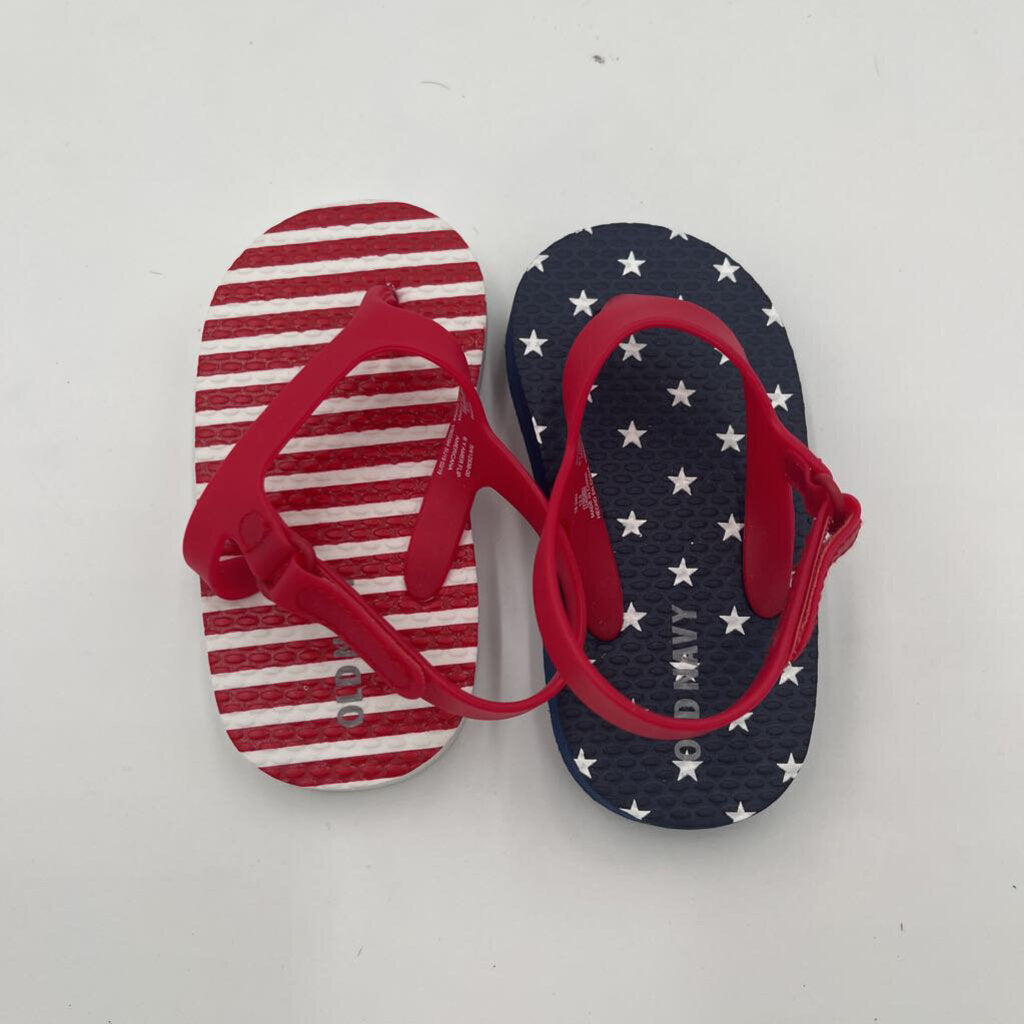 Stars & Stripes Flip Flops
