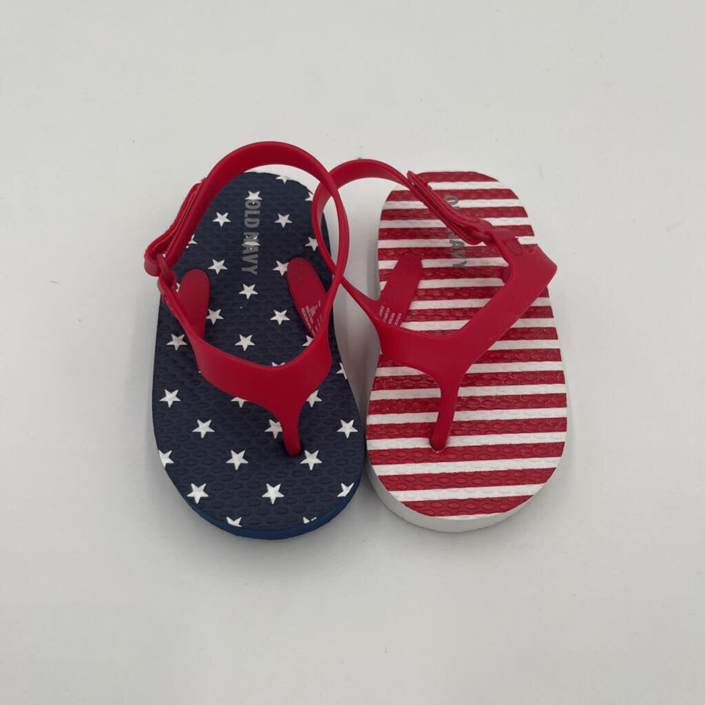 Stars & Stripes Flip Flops