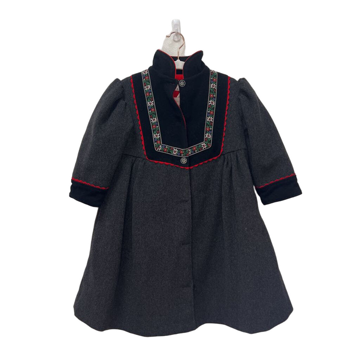 Dress Coat w/Ribbon Details